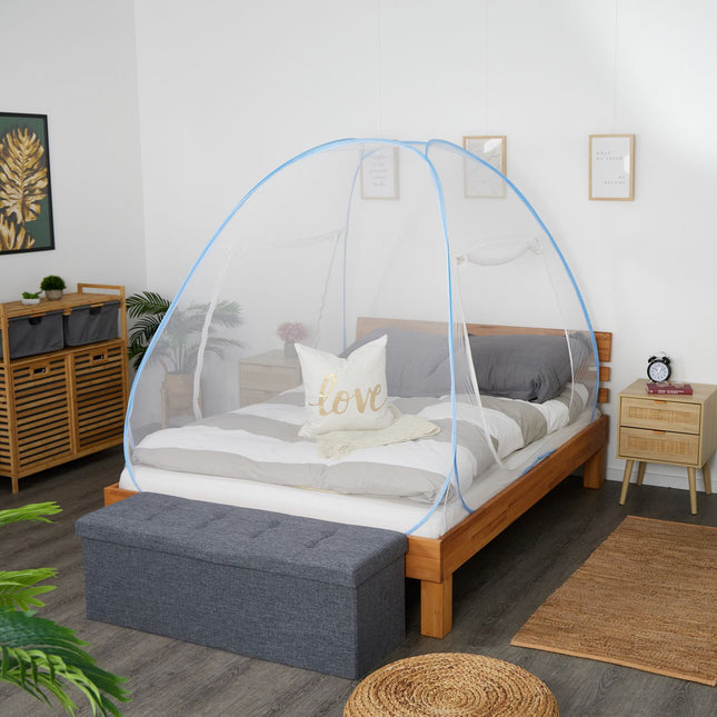 Pop-up klamboe tent met grondzeil, eenvoudig op te zetten