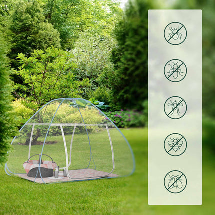 Pop-Up Mosquito Net Tent with Groundsheet, Easy Setup