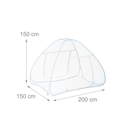 Pop-Up Mosquito Net Tent with Groundsheet, Easy Setup
