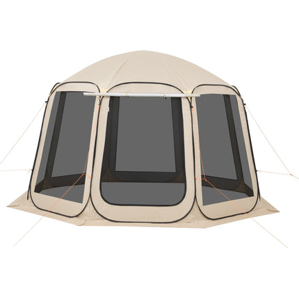 Pop Up Screen House Tent, 10-12 Person, Awning