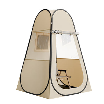 Pop-Up Sports Tent, Clear Bubble 1-Person 1.2x1.2m, Waterproof