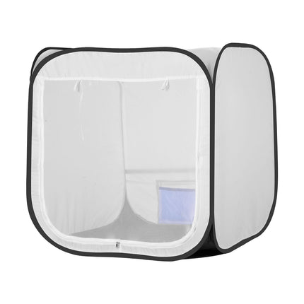 Pop-Up Spray Paint Booth Tent, Mesh Door, 72 x 72.5 x 75 cm