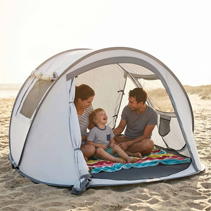 Pop-Up Tunnel Tent for 2-3 People, UV Protection