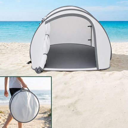 Pop-Up Tunnel Tent for 2-3 People, UV Protection