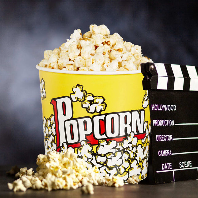 Popcorn emmer herbruikbare set van 6