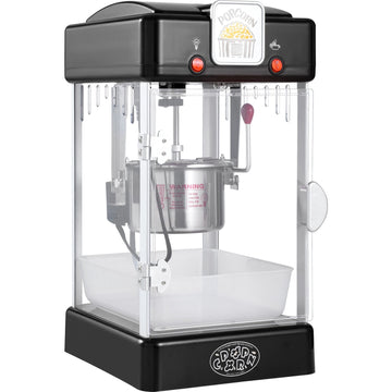 Popcorn Maker 300W, 2.5 oz Kettle, 4 qt per Batch, Black