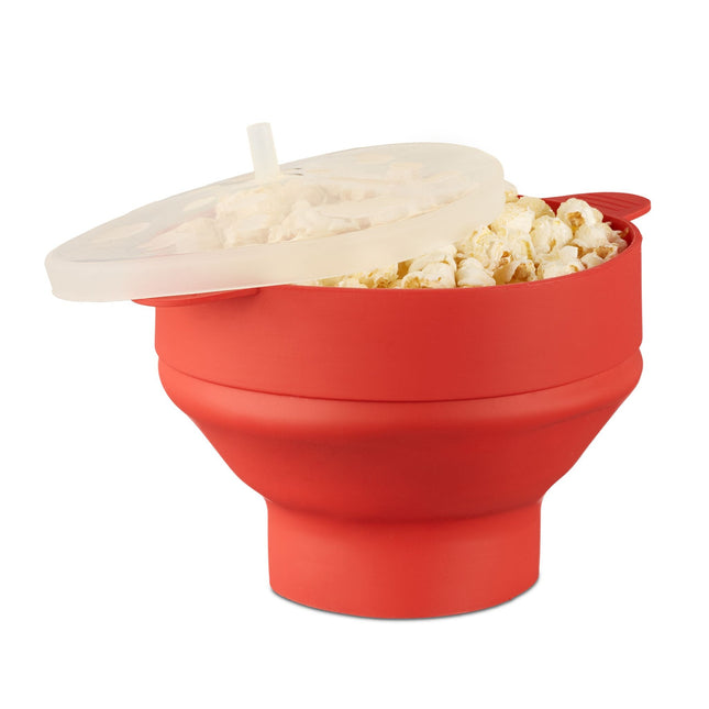 Popcorn bowl in silicone for the microwave