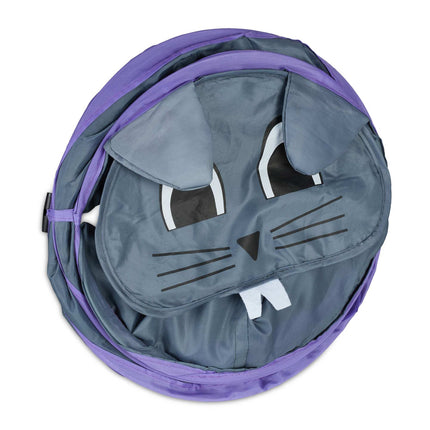 Pop-up cat tunnel with mouse design