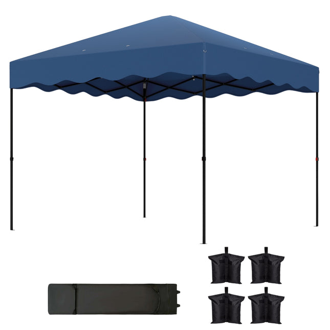 Pop-up garden pavilion, 3x3m, water-repellent, UV 50+