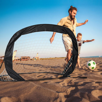Pop up goals for soccer in sets of 2