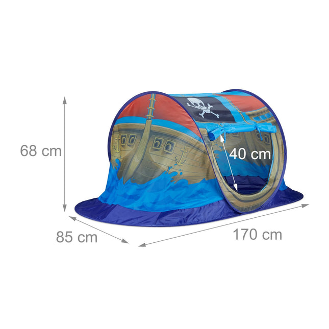 Pop-up play tent Pirate ship