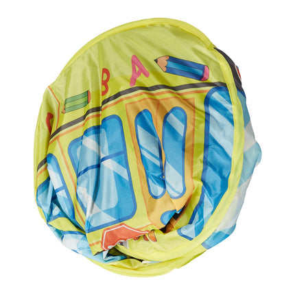 Pop-up play tent School bus