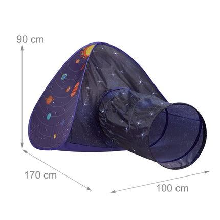 Pop up play tent for space