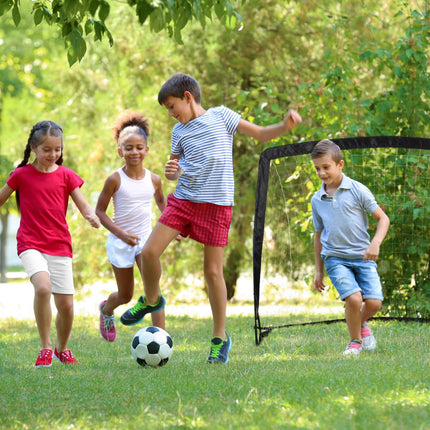 Pop up soccer goal with bag