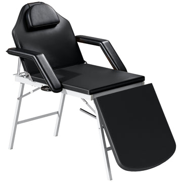 Portable 3-Section Massage Table, Adjustable with Headrest