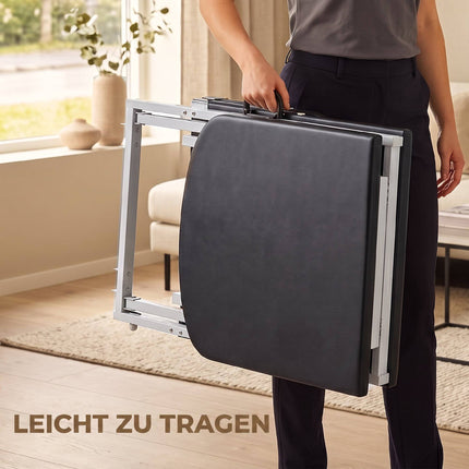 Portable 3-Section Massage Table, Adjustable with Headrest
