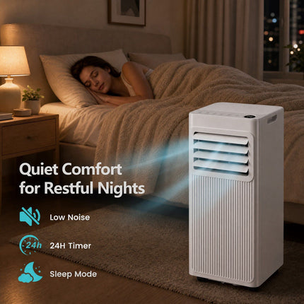 Portable 7000 BTU Air Conditioner, 3-in-1, 32.5 m² Coverage