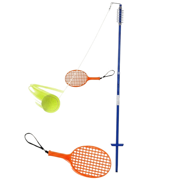 Portable Adjustable Tetherball Set with Rackets