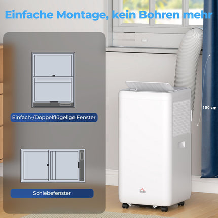 Portable Air Conditioner, 12,000 BTU, 5-in-1, 35㎡ Coverage