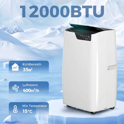 Portable Air Conditioner 12000 BTU, WiFi, 4-in-1 Mode