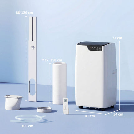 Portable Air Conditioner 12000 BTU, WiFi, 4-in-1 Mode