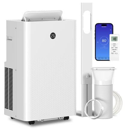 Portable Air Conditioner 12,000 BTU, WiFi Voice Control 4-in-1