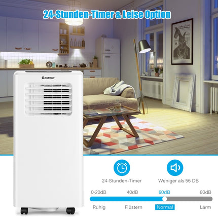 Portable Air Conditioner 9000 BTU, 3-in-1, Remote