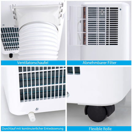 Portable Air Conditioner 9000 BTU, 3-in-1, Remote
