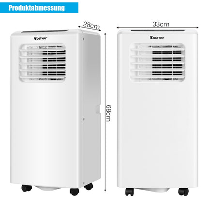 Portable Air Conditioner 9000 BTU, 3-in-1, Remote