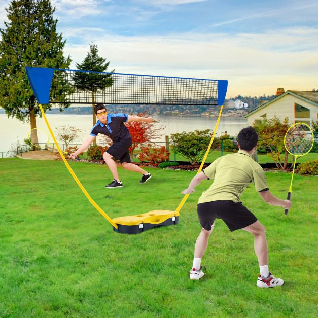 Portable Badminton Net Set 270cm, Rackets, Carry Case