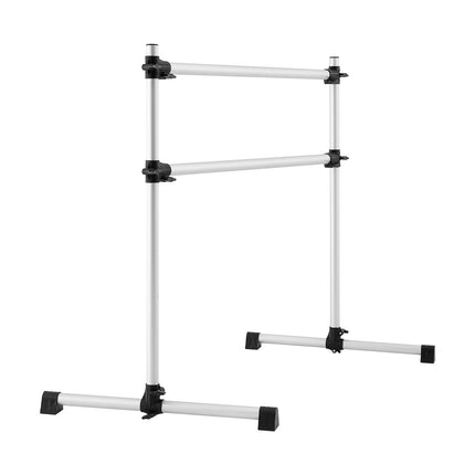 Portable Ballet Barre, Double Aluminum Bar, Height Adjustable