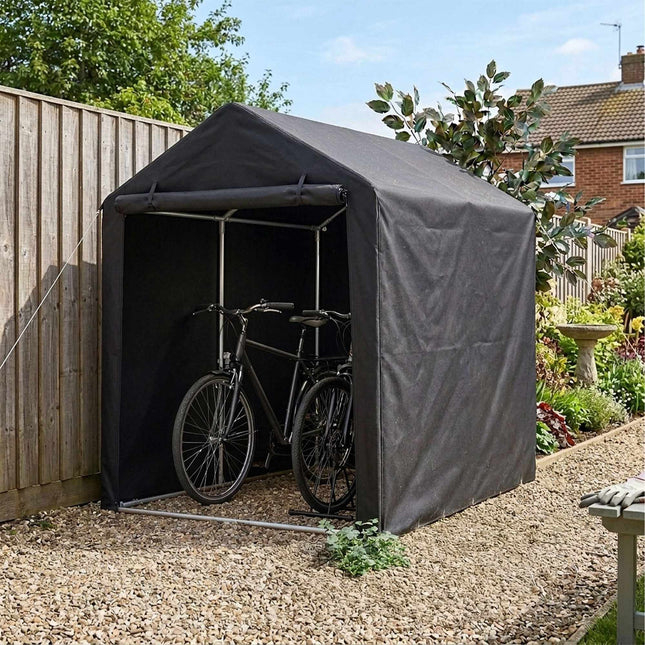 Portable Bike Shed For 2, Waterproof With Window