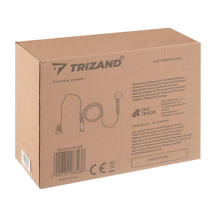 Portable Camping Shower, 2200mAh Battery, USB Charging