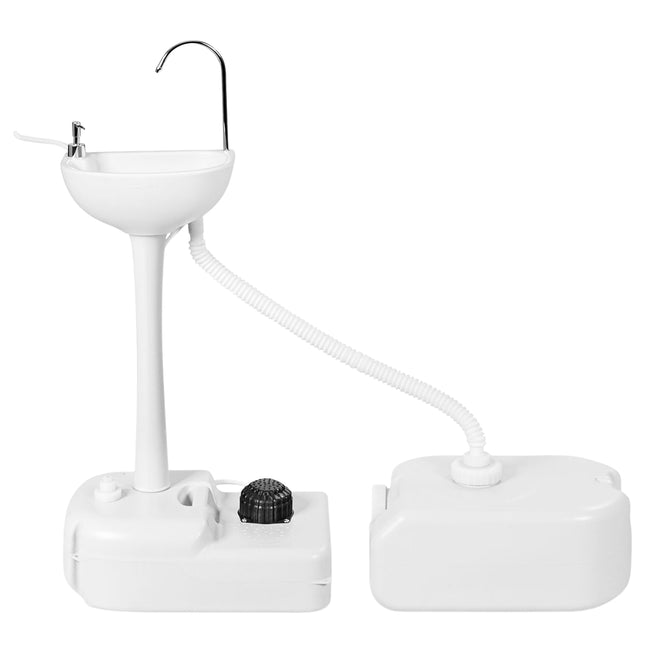 Portable Camping Sink with 17L Water Tank & Wheels