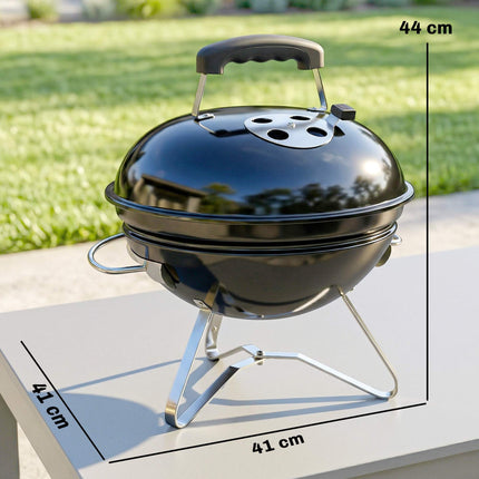 Portable Charcoal Kettle Grill with Lid and Vent, 41 cm