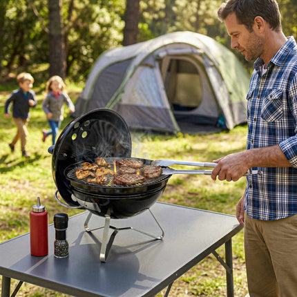 Portable Charcoal Kettle Grill with Lid and Vent, 41 cm
