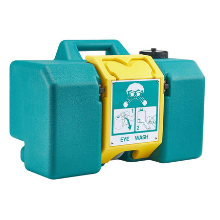 Portable Emergency Eyewash Station, 8 Gallon, Dual Spray