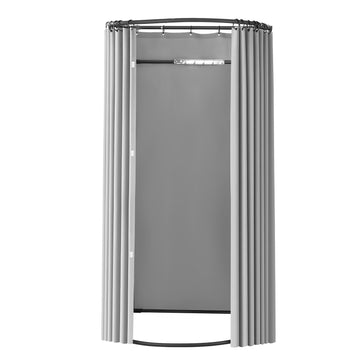 Portable Fitting Room, Light-Blocking Curtains, 100x95x200 cm