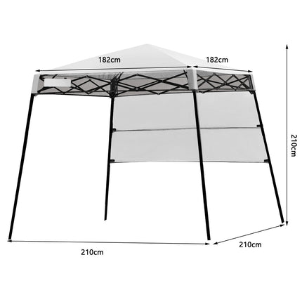 Portable Garden Pavilion Tent, UV Protection, 181x181x210cm