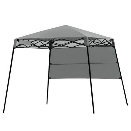 Portable Garden Pavilion Tent with Bag, 181x181x210cm, Grey