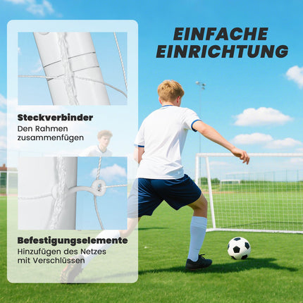 Portable Garden Soccer Goal – Weatherproof, Easy Setup, 180x92x124 cm