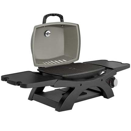 Portable Gas Grill with 3.3 kW Burner and Side Tables