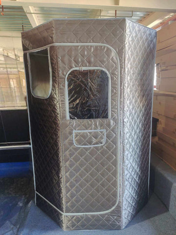 Portable Home Steam Sauna with Remote & Timer, Grey