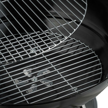 Portable Kettle BBQ Grill with Lid and Wheels