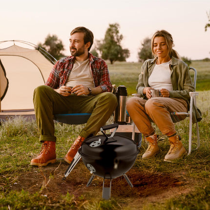 Portable Kettle Barbecue 37cm with Tongs