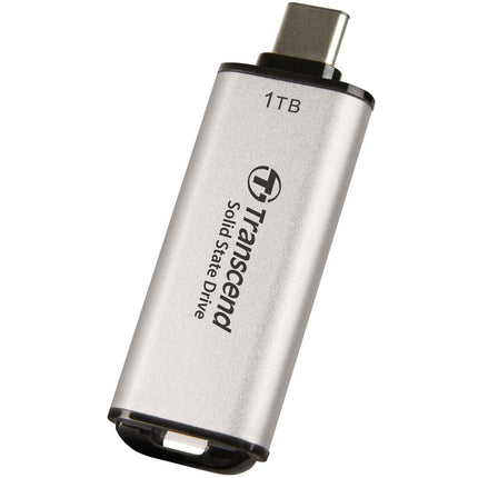Portable Mini SSD ESD300C USB-C 1TB 10Gbps (R1050/W950 Mb/s) Silver