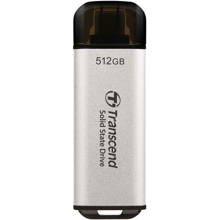 Portable Mini SSD ESD300C USB-C 500Gb 10Gbps (R1050/W950 Mb/s) Silver