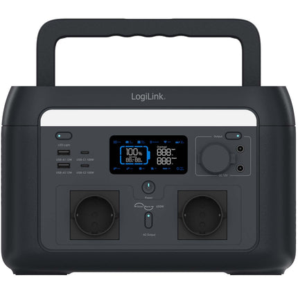 Portable Power Station 600W, 512Wh, Tuya-Compatible