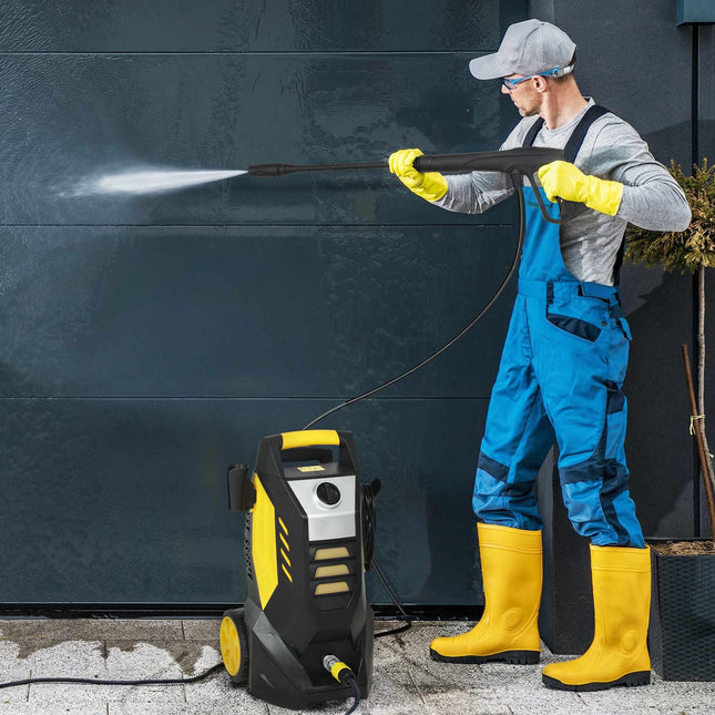 Portable Pressure Washer, 1800W, 135 Bar, Adjustable Nozzle