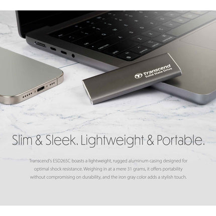 Portable SSD ESD256C USB-C 2TB 10Gbps (R1050/W950 Mb/s) Aluminum
